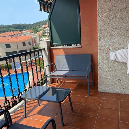 Apartamento Con Vistas Al Mar, Piscina Y Parking Leilighet Sanxenxo Eksteriør bilde