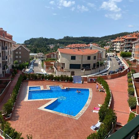Apartamento Con Vistas Al Mar, Piscina Y Parking Leilighet Sanxenxo Eksteriør bilde