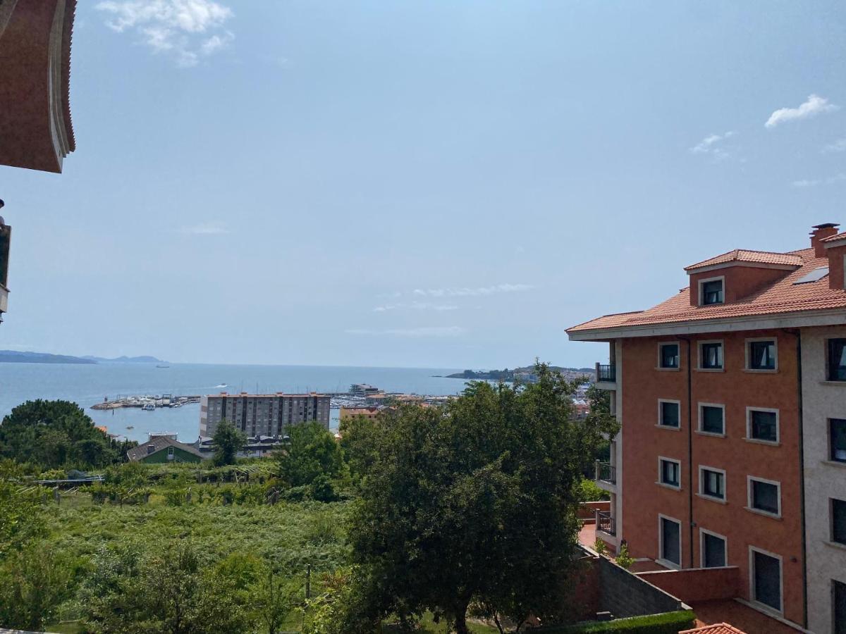 Apartamento Con Vistas Al Mar, Piscina Y Parking Leilighet Sanxenxo Eksteriør bilde